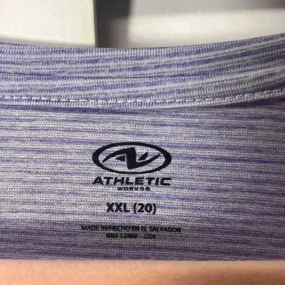 Athletic Works V-Neck Short Sleeve Top Size XXL NWOT - Picture 2 of 6